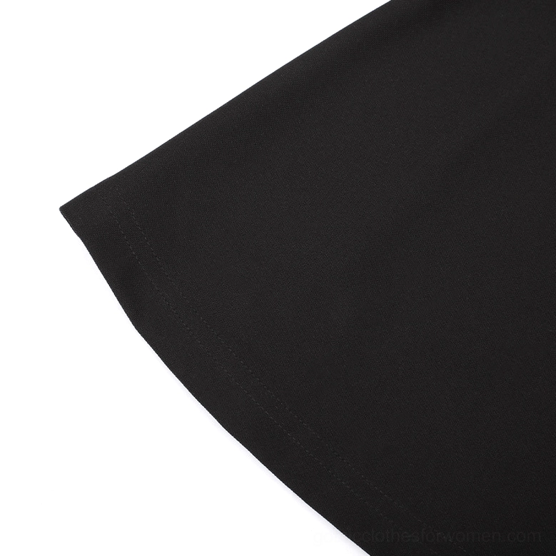 Black Gothic Dress Fabric Texture - Cotton Polyester Blend and Pleat Structure Close-Up