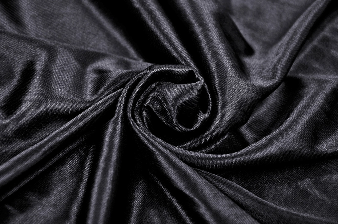 Black velvet rose gothic maxi dress with scalloped lace and corset back detail for alternative fashion