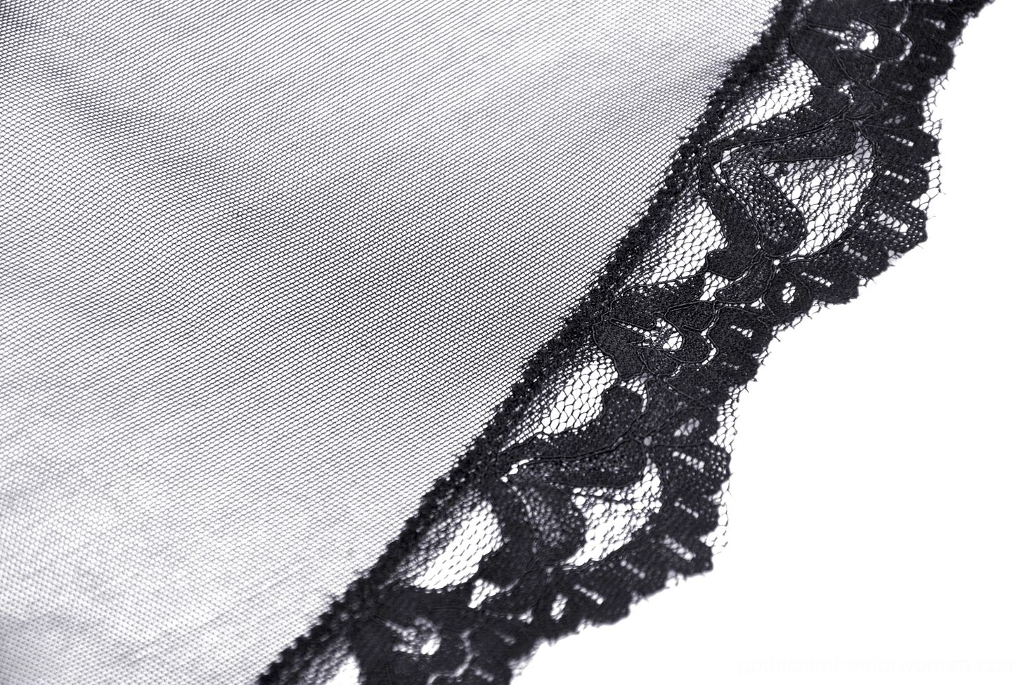 Black lace off-shoulder bolero, off-shoulder neckline and lace detailing showcase for gothic aesthetic
