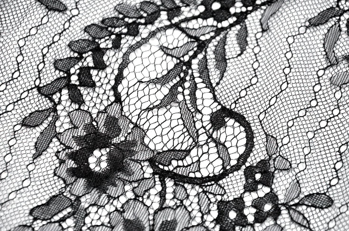 Black victorian-inspired lace maxi skirt alternative view highlighting floor-length construction and gothic aesthetic elements