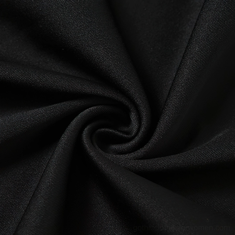 Black high-waist split midi skirt full product view demonstrating overall silhouette and design elements
