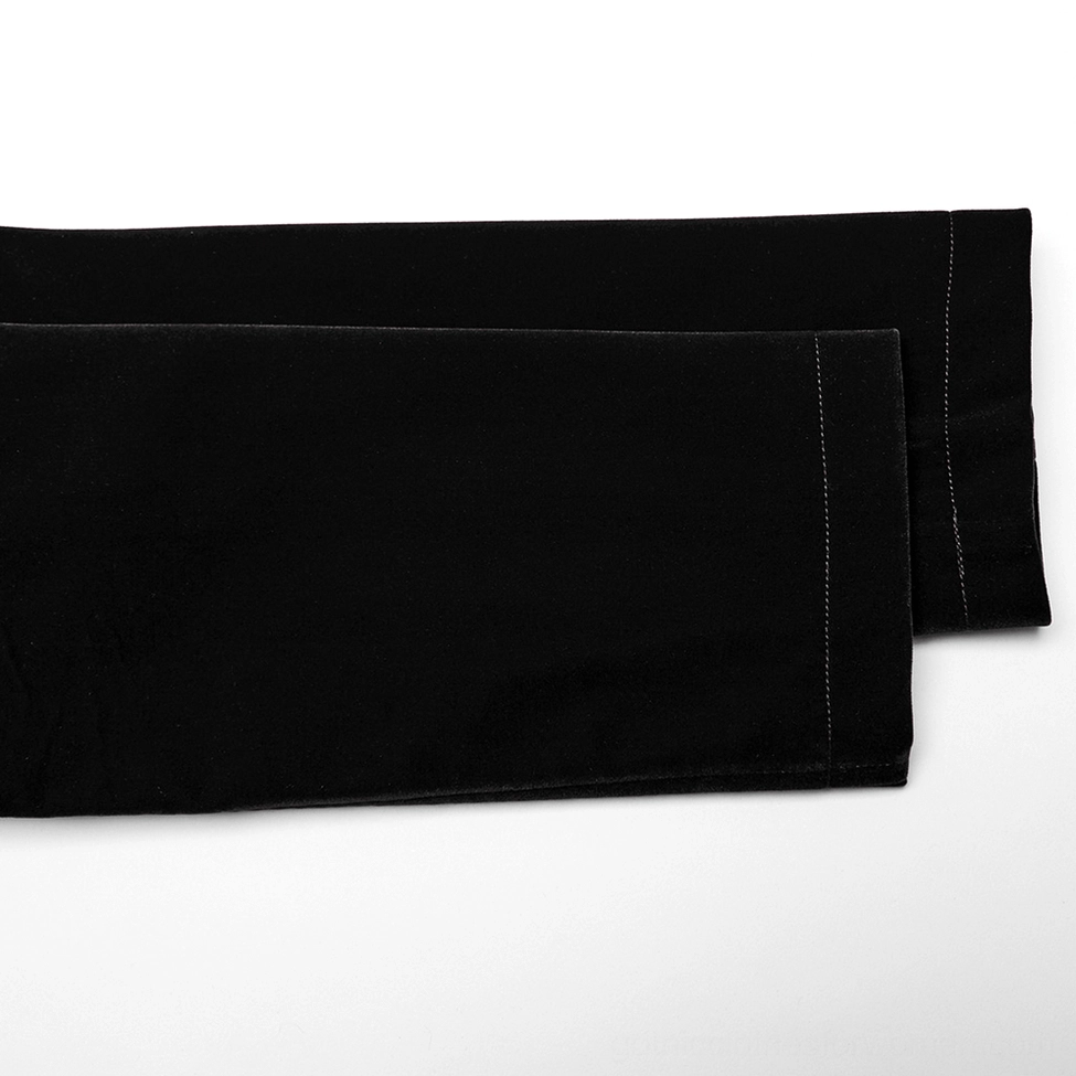 Gothic black velvet jacket asymmetrical hemline and overall tailored silhouette flat display