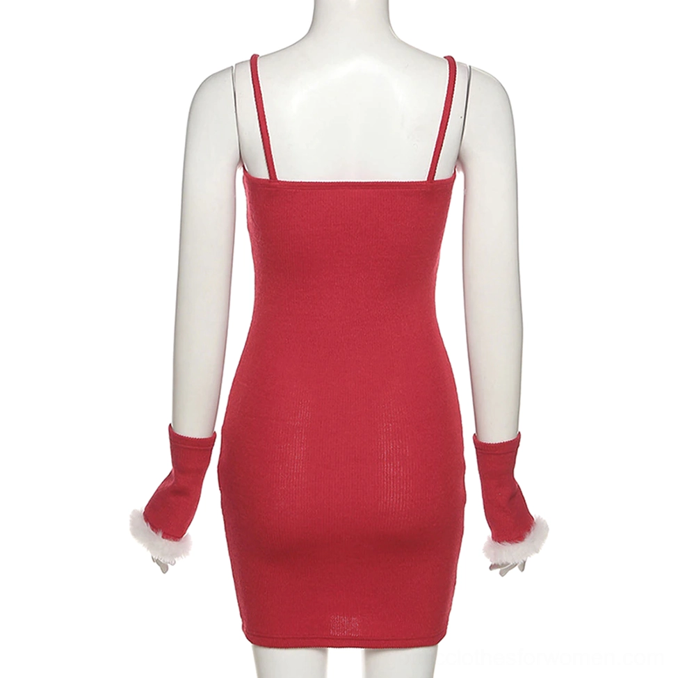 Backless gothic mini dress rear view on mannequin showing dramatic open back with spaghetti straps and sleek silhouette