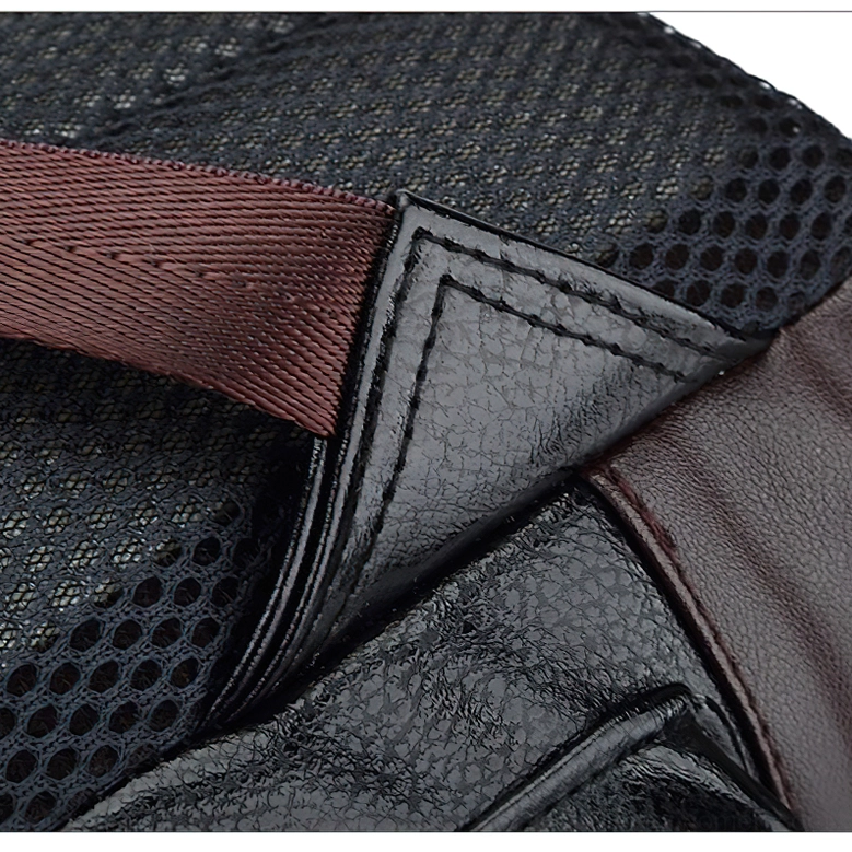 Black gothic backpack carrying view showcasing proportions and silhouette for everyday wear and travel