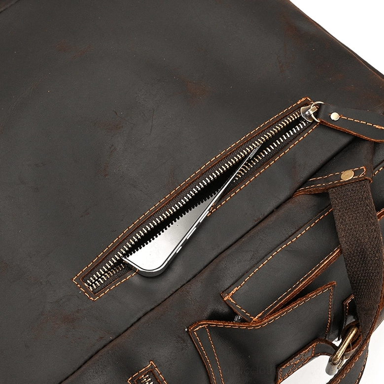 Genuine cow leather gothic backpack romantic vintage styling