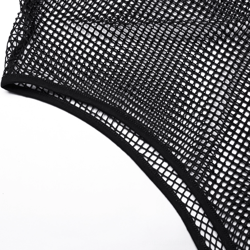 Detachable spiked shoulder pads for gothic bodysuit, showing metal studs, chain embellishments, and modular design capability
