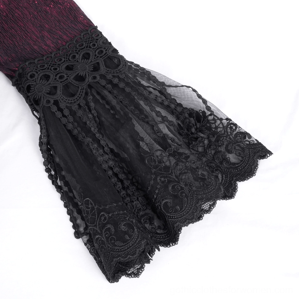 Gothic hooded cape silhouette showing dramatic hood and tassel veil design