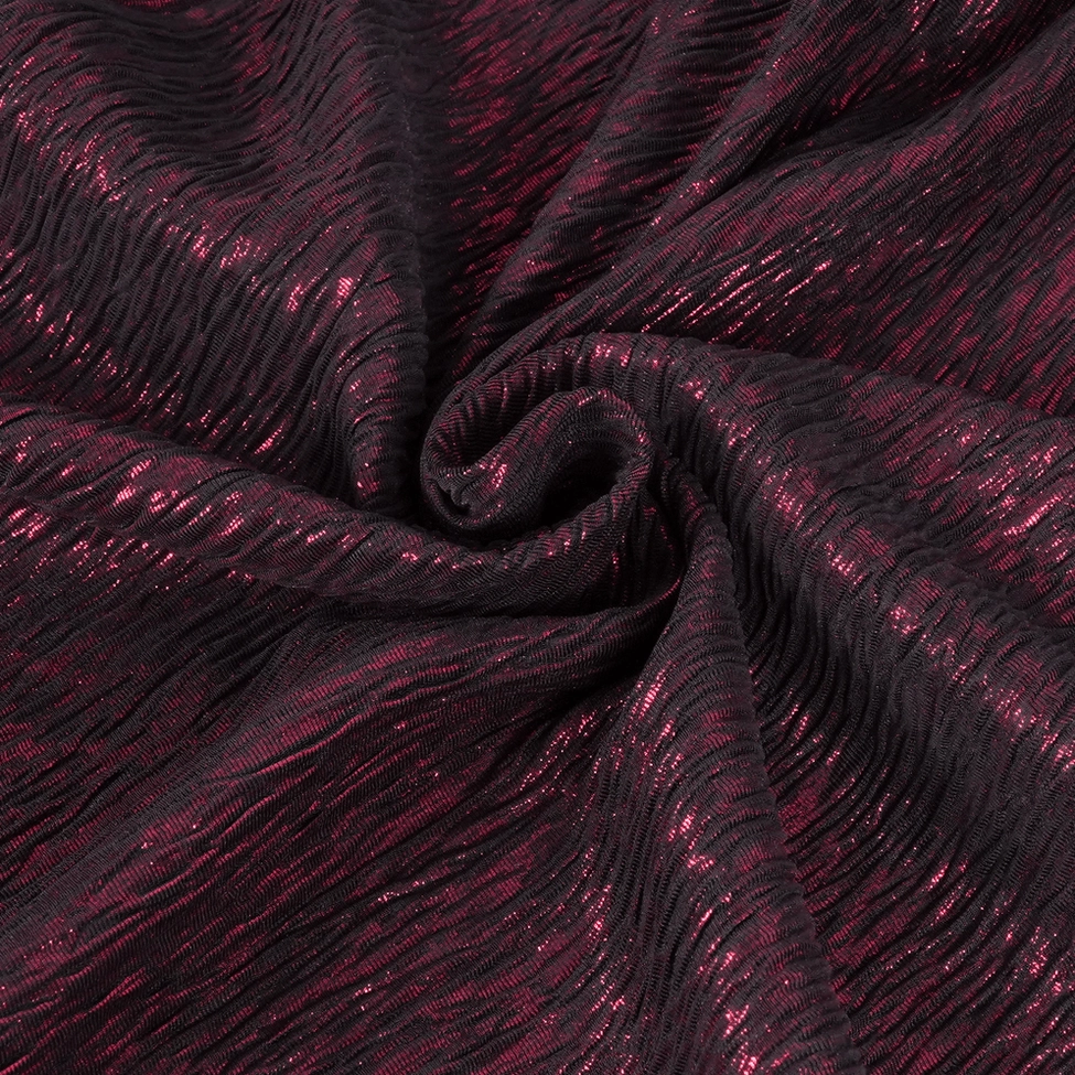 Wine-red and black gothic cape showing corsetry-inspired back construction