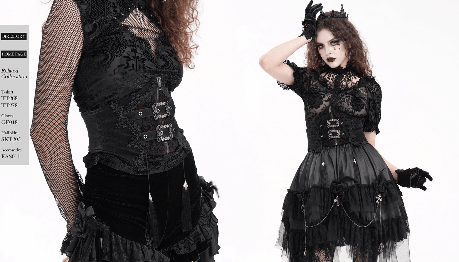 Gothic corset belt close-up photography highlighting craftsmanship lace and metal details
