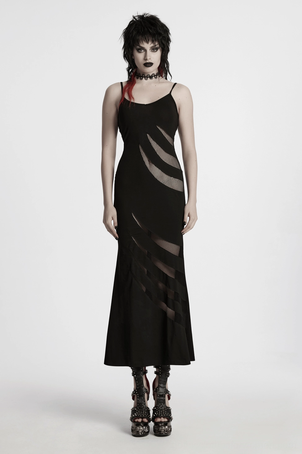 Close-up texture of black knit fabric showing matte finish and soft stretch material