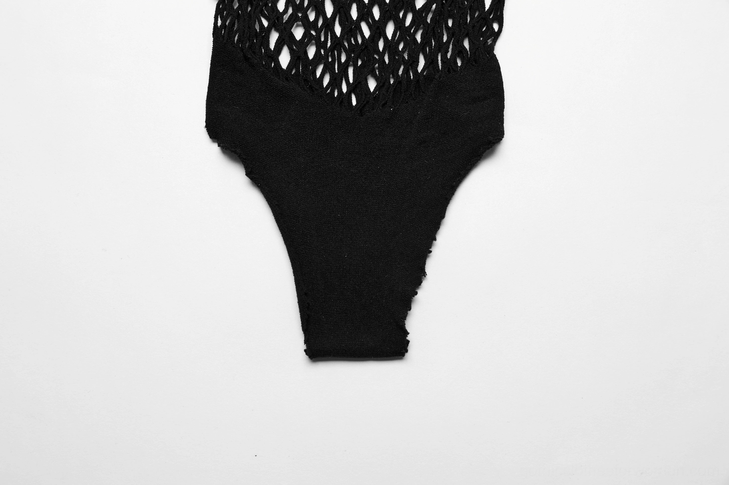 Black gothic fishnet lingerie set styling guide - alternative fashion outfit inspiration