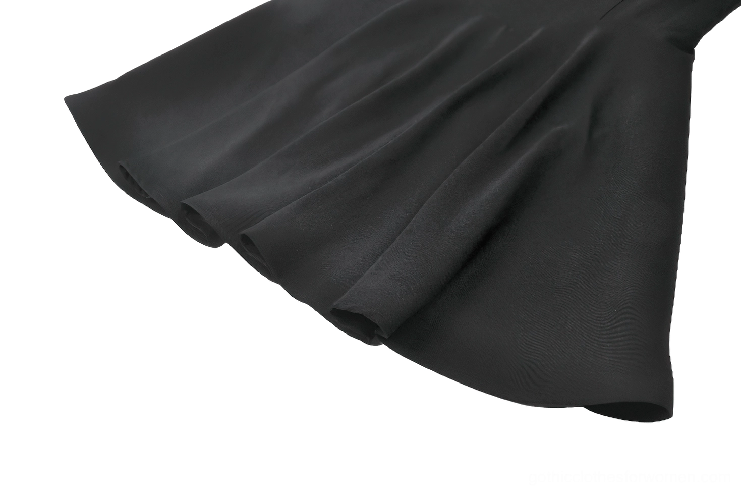 Black and white gothic lolita dress sleeve detail showing voluminous puff sleeve design and wrist tie cuff closure