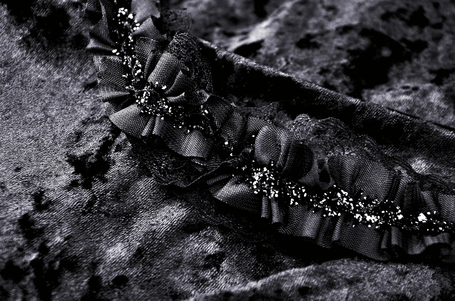 Gothic maxi skirt styling with lace detail and alternative fashion aesthetic presentation