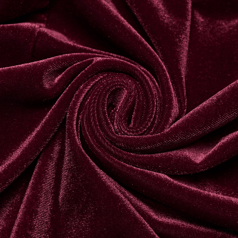Product care and measurement guide instruction images for burgundy velvet gothic mermaid maxi skirt sizing accuracy