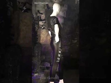 Dark gothic steampunk waistcoat side rear view with industrial aesthetic