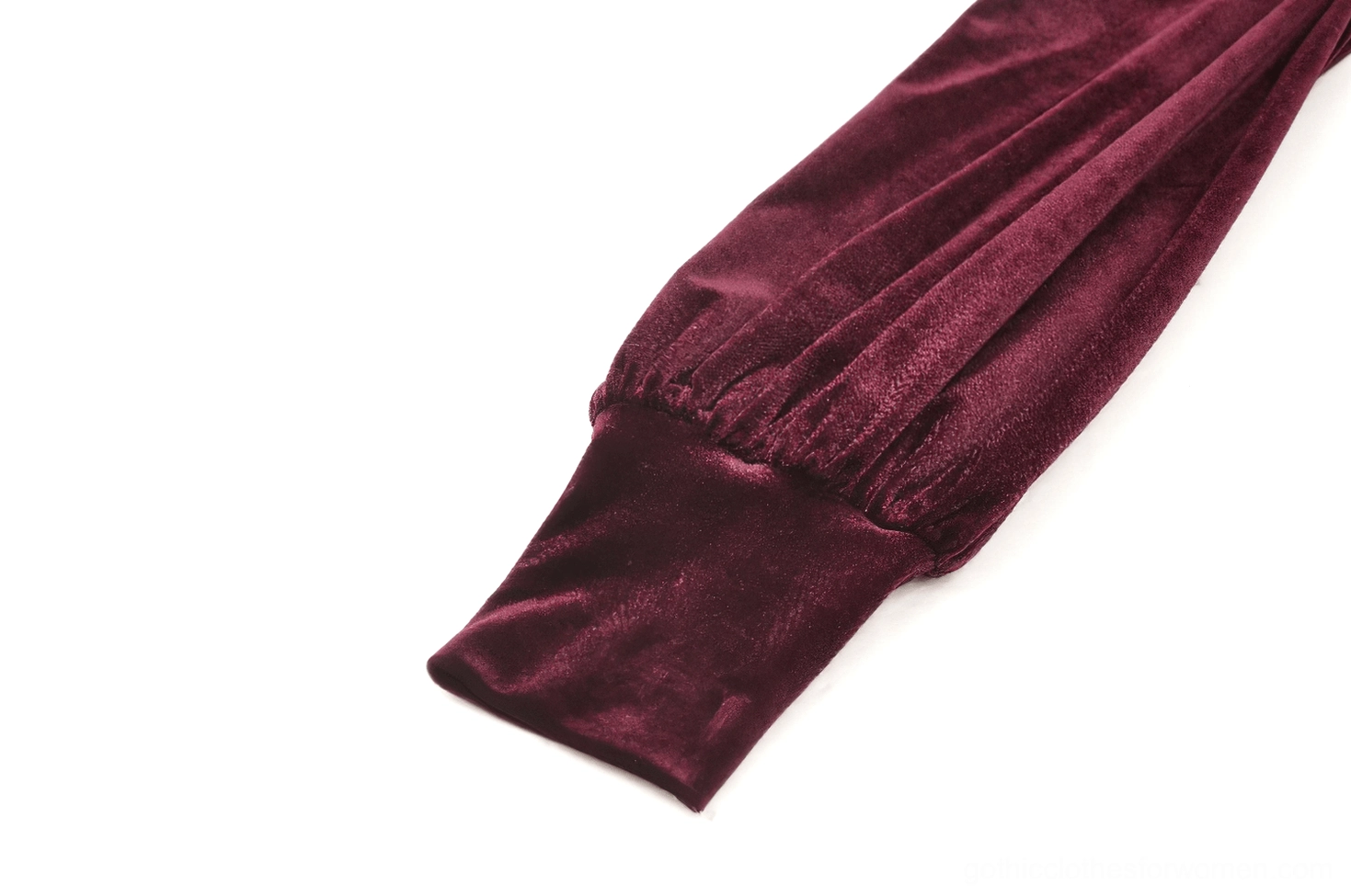 Gothic burgundy velvet mini dress size and fit guide measurement chart reference