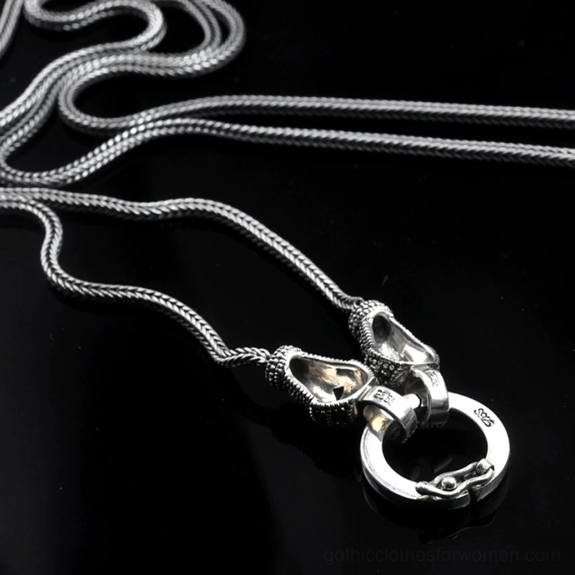 S925 marcasite decorated sterling silver necklace connectors, polished finish showing hallmark quality stamp