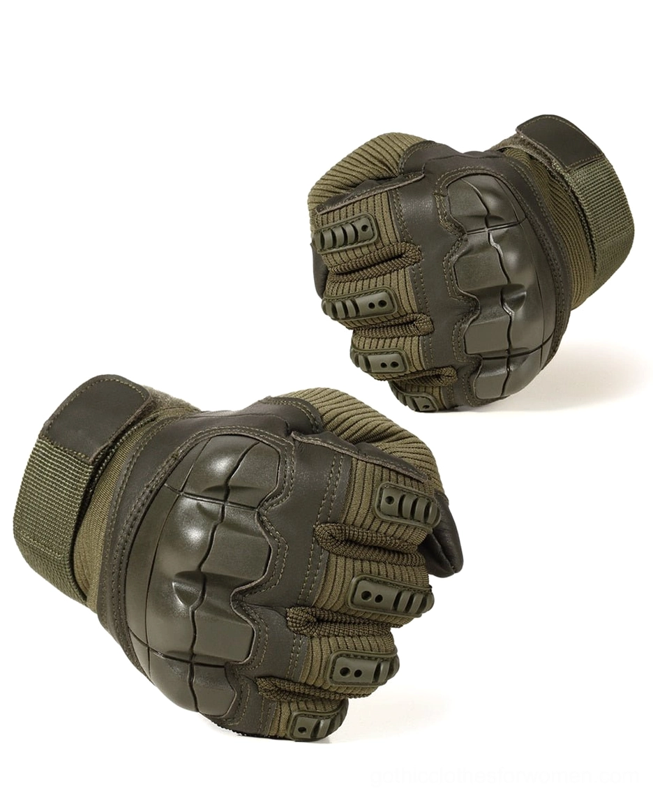 Hard knuckle tactical combat gloves product display showcasing armor protection engineering