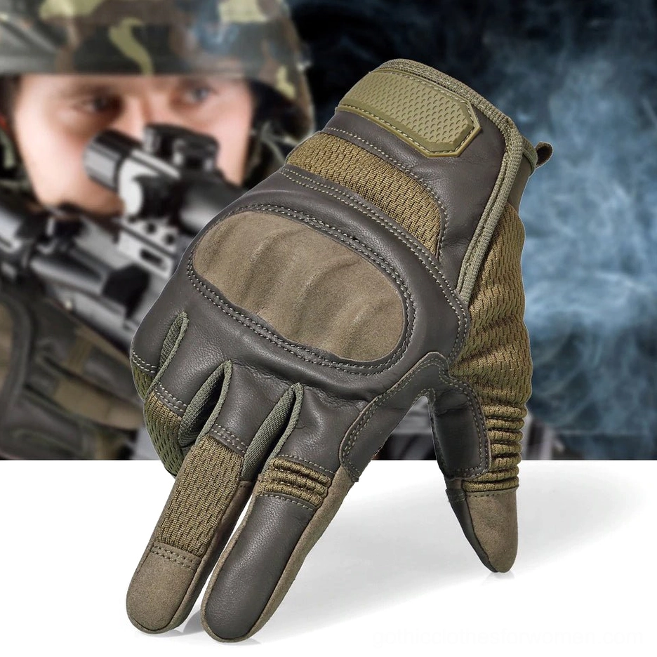 Tactical hard knuckle gloves material and construction detail microfiber durability