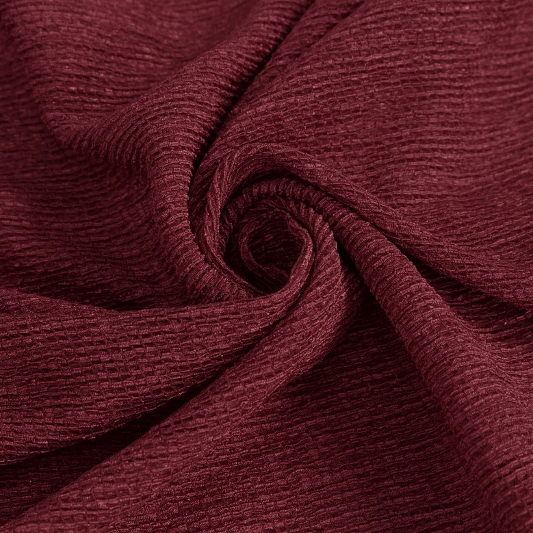 Wine red gothic blouse complete product showcase with all design elements including flared sleeves and lace details
