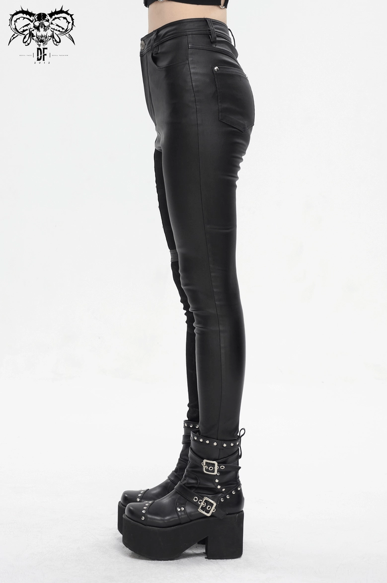 Black gothic pants dark romantic aesthetic pairing, alternative fashion coordination ideas